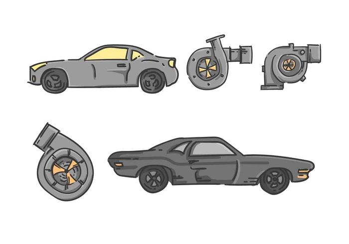 Vectores Automotrizes Destacados Gratis