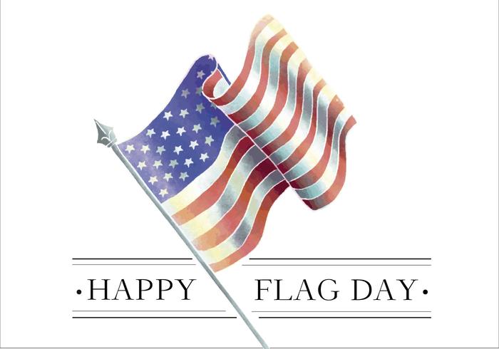 Watercolor American Flag Watercolor American Flag