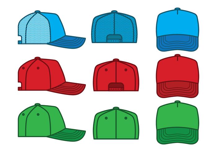 Trucker Hat Vector Pack