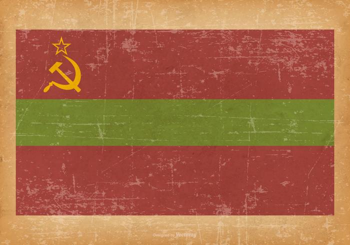 Grunge Flag of Transnistria Grunge Flag of Transnistria