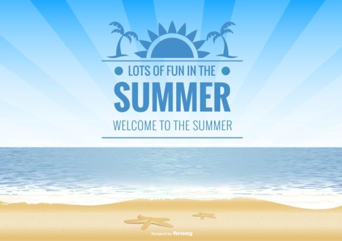 Summer Background Illustration vector