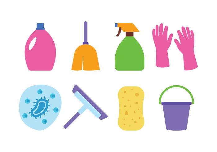 Cleaning Icon Set vector