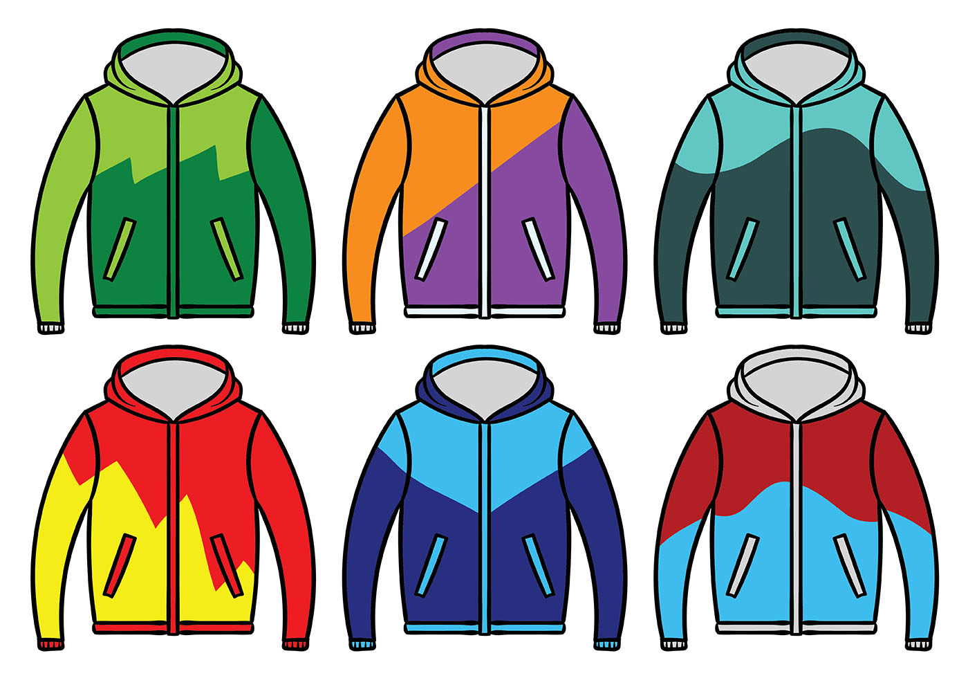 Windbreaker Jacket Vector 149281 Vector Art at Vecteezy