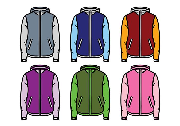 Windbreaker Jacket Vector