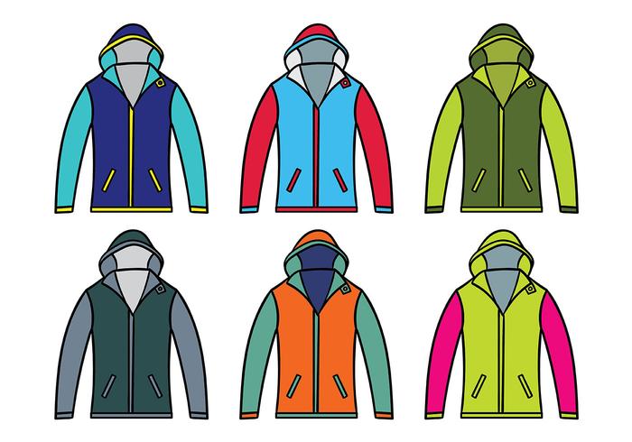 Windbreaker Jacket Vector