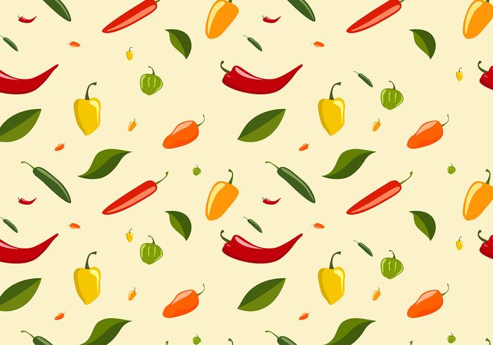 Habanero Pattern Free Vector