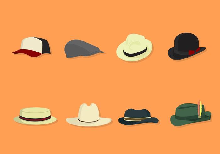 Flat Hat Collections 149359 Vector Art at Vecteezy