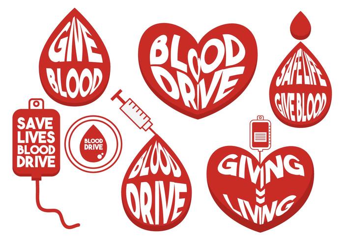 Blood drive vector set