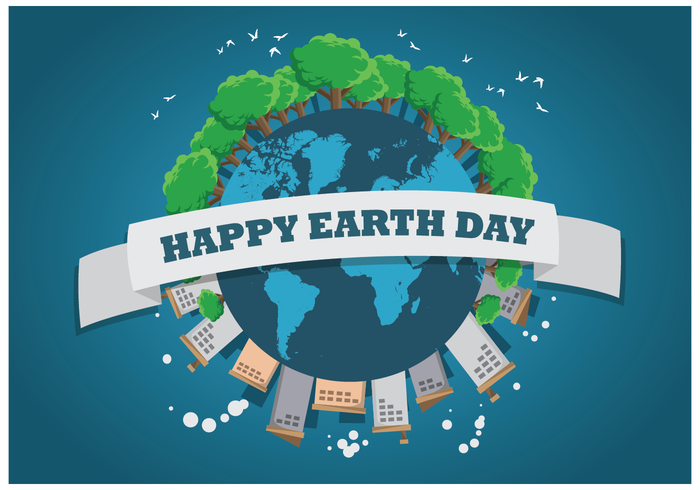 Earth Day Illustration Vector