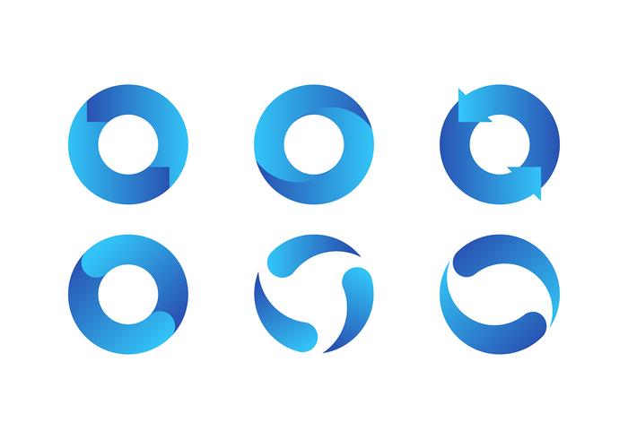 Update Icon Blue Free Vector 149437 Vector Art at Vecteezy
