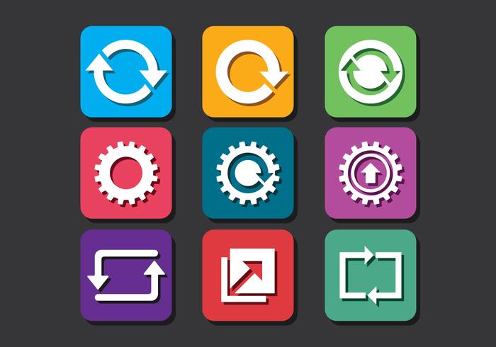 Update Icons Pack vector