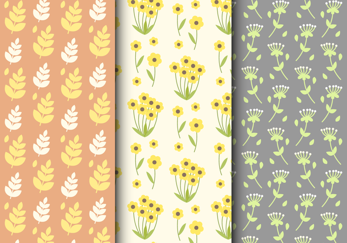 Free Summer Floral Pattern vector