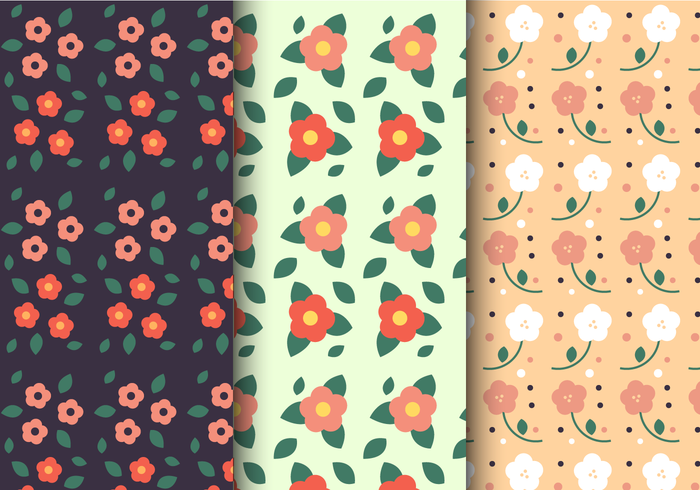 Free Spring Floral Pattern vector