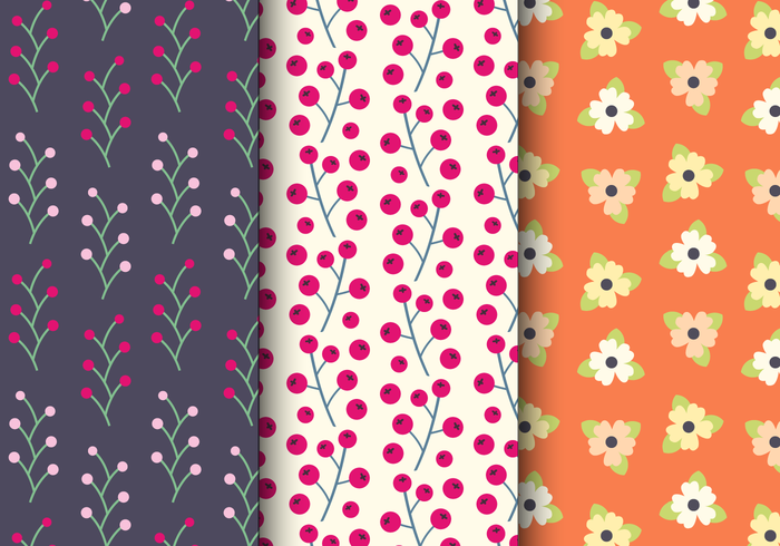 Free Spring Floral Pattern vector