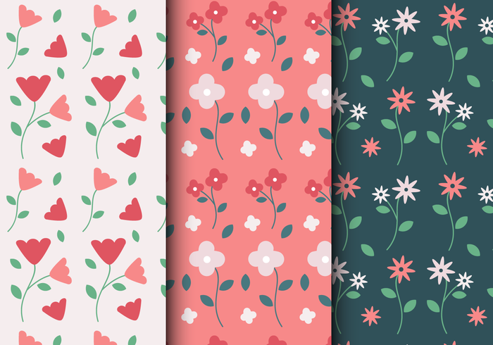 Free Spring Floral Pattern vector