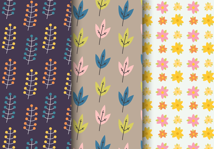 Free Spring Floral Pattern vector