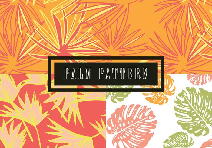Palm Leaves Pattern vector