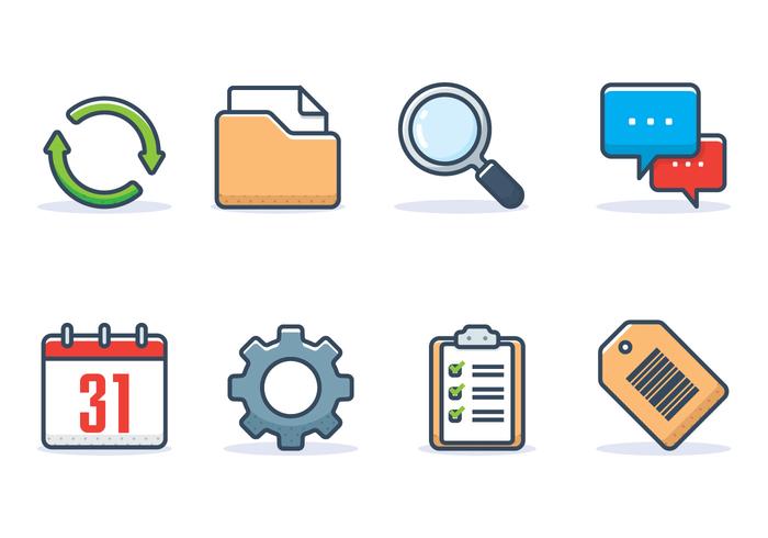 Interface Icon Set vector