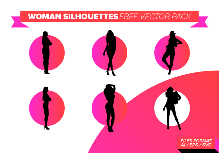 Woman Silhouettes Free Vector Pack Woman Silhouettes Free Vector Pack