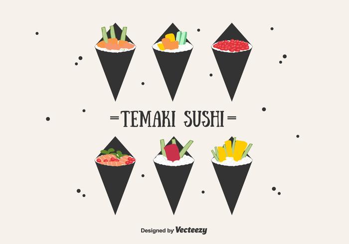 Temaki Vector  Set