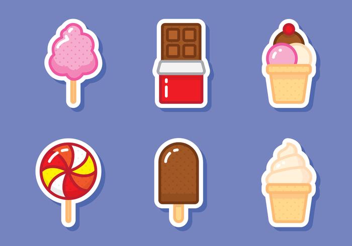 Icono de comida dulce vector