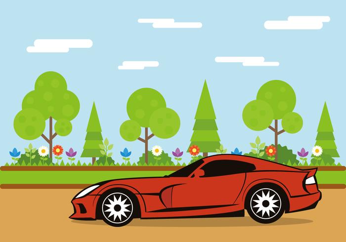 Modern Muscle Car vector