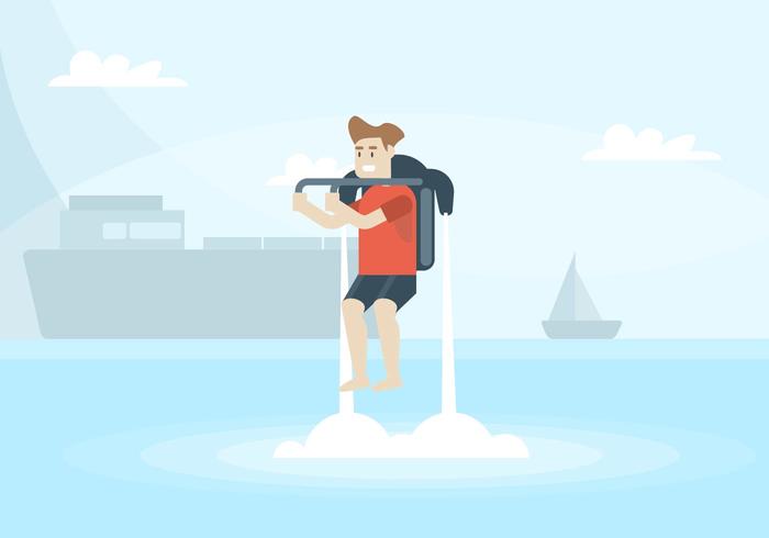 Water jet Illustration Water jet Illustration