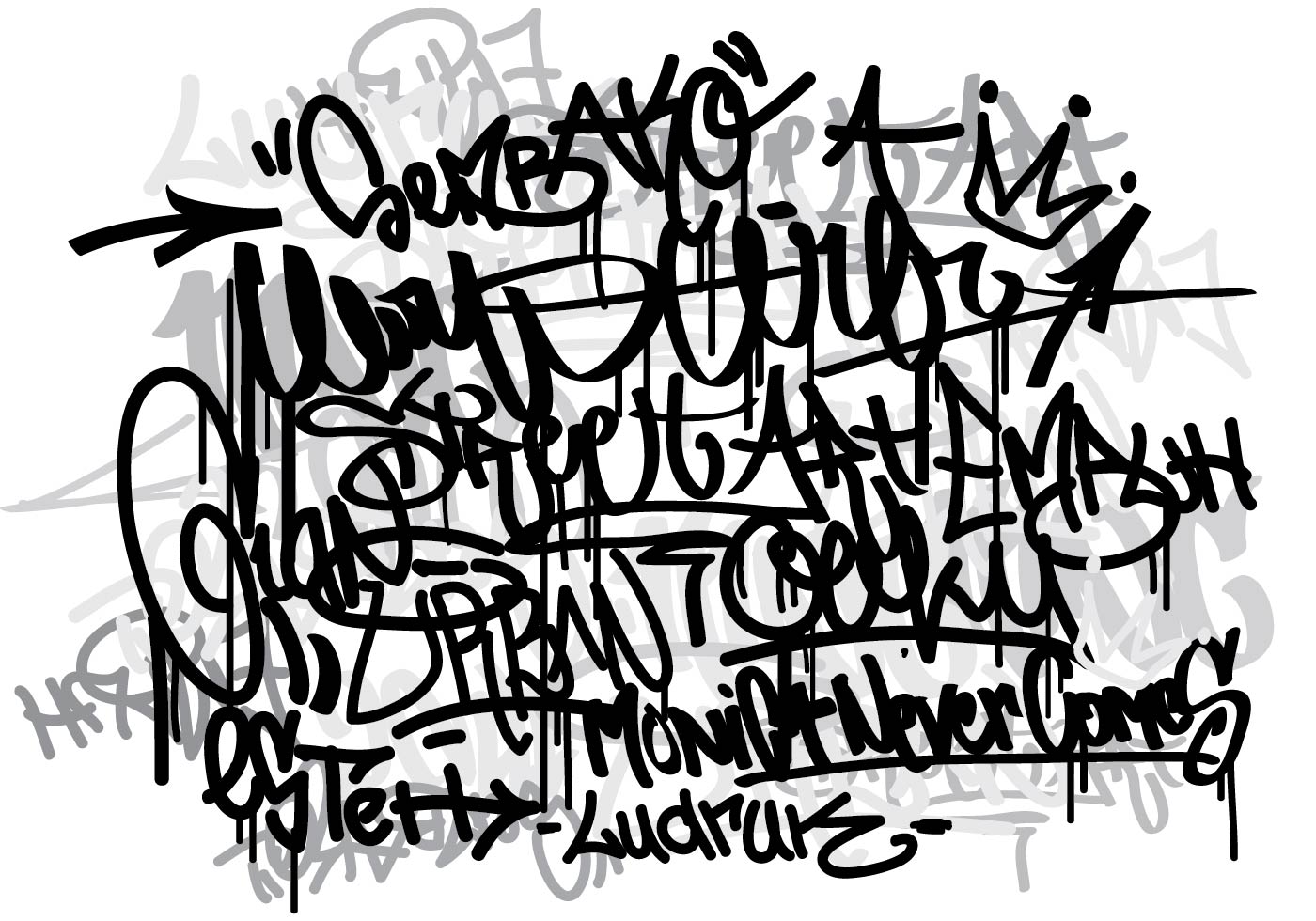 Graffiti Tags Wallpaper
