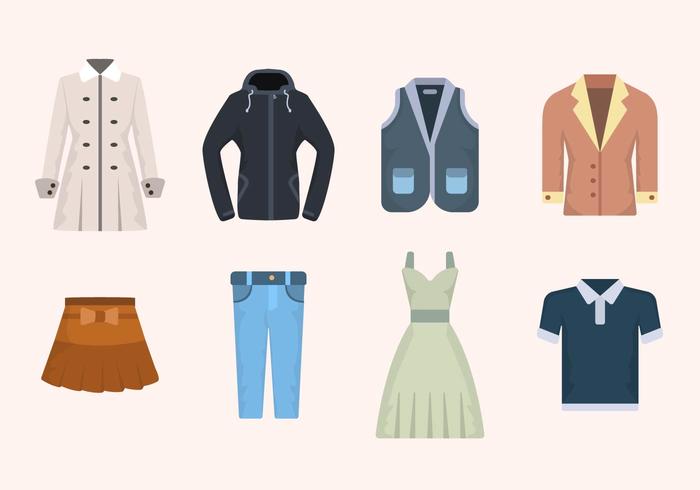 Flat Clothes Vectors