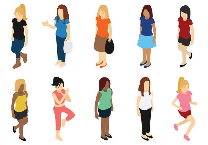 Woman Vector Icons