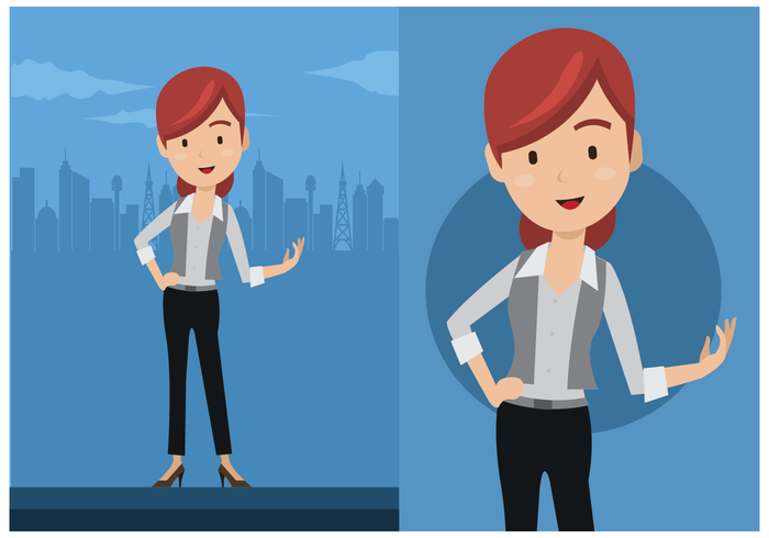 Cute Professional Woman Vector Cute Professional Woman Vector