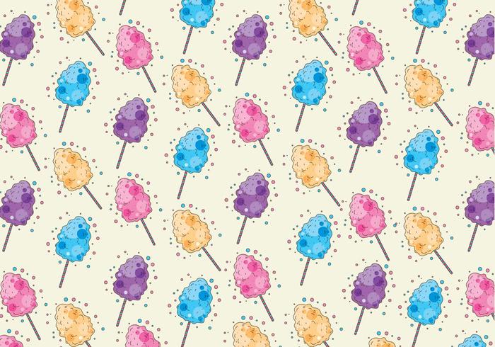 Candy Floss Pattern Vector