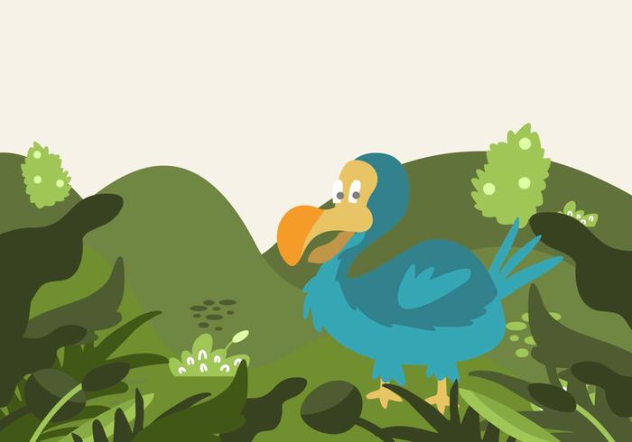 Ilustración Dodo vector