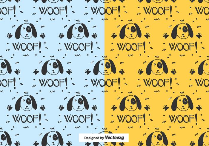 Dog Pattern Vector 