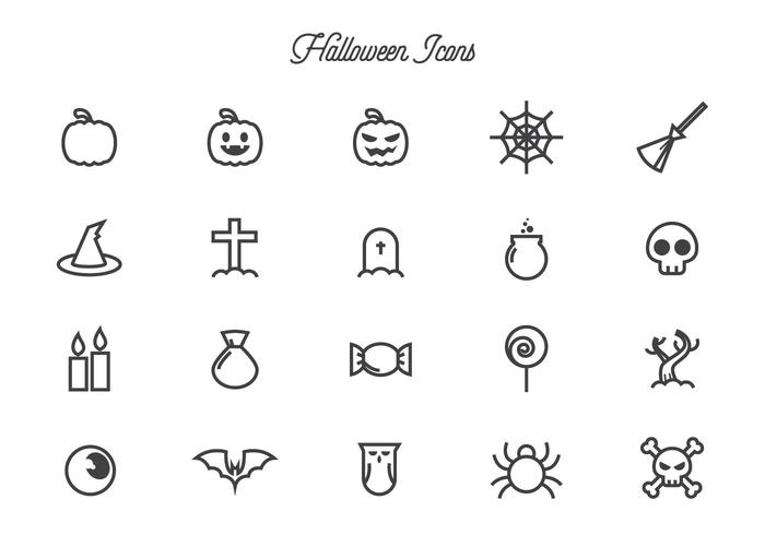 Vectores de Halloween gratis