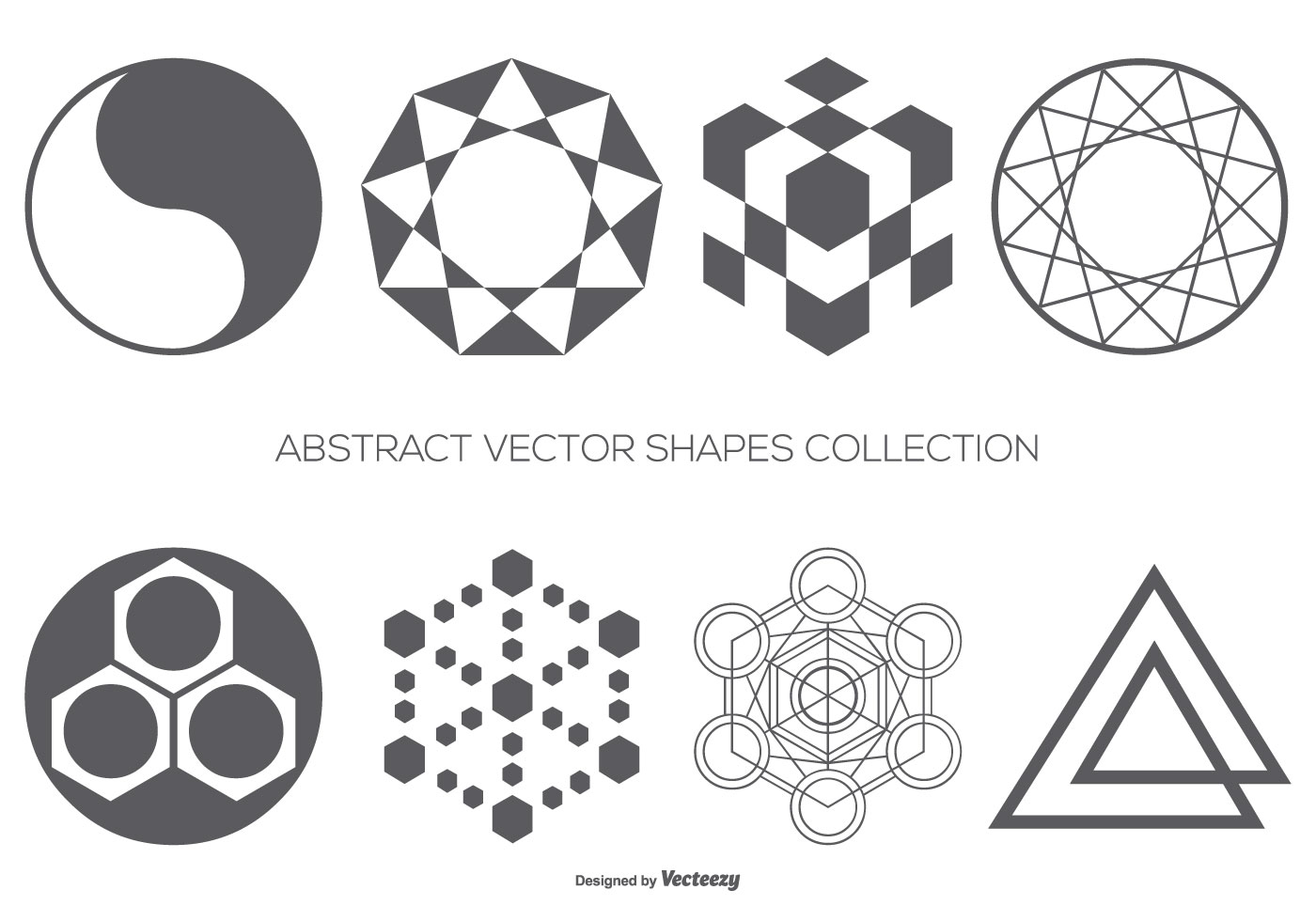 Abstract Vector Shapes Collection 149934 Vector Art at Vecteezy