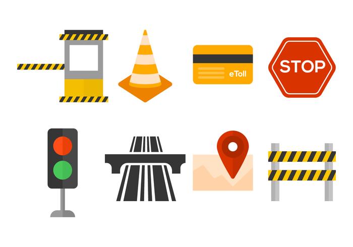 Free Toll Vector Icons