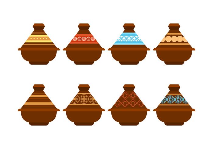 Free Tajine Pot Vector Pack