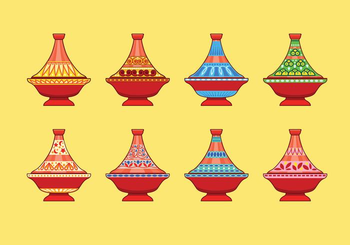 Ceramic tajine flat icon Ceramic tajine flat icon