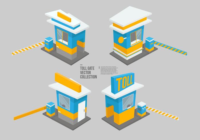 Colección Toll Gate Vector