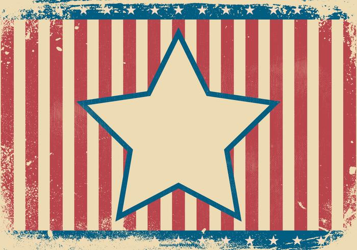 Patriotic Grunge Background Illustration vector