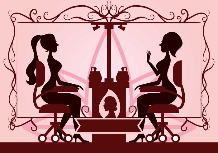 Clínica de belleza ilustración vectorial vector