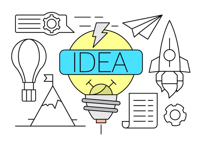 Free Linear Startup Vector Elements Free Linear Startup Vector Elements