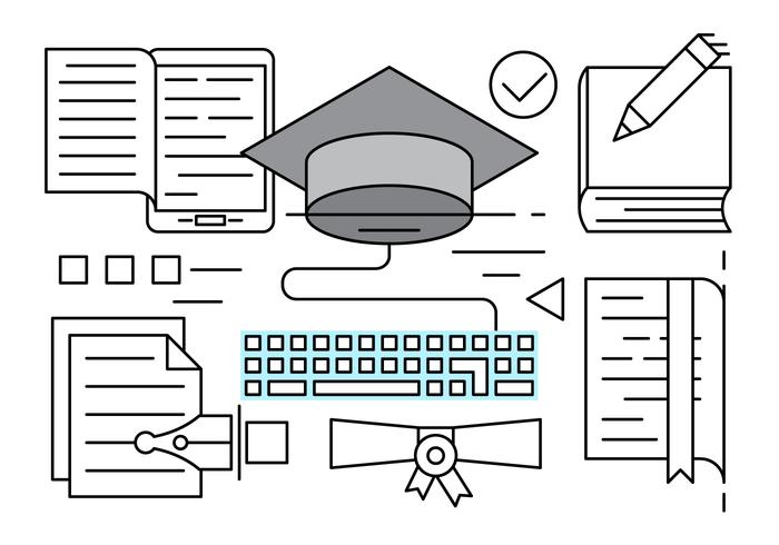 Linear Education Vector Elements