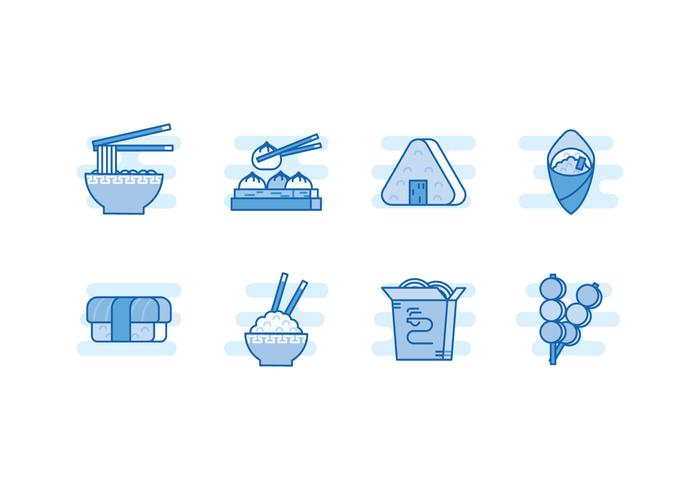 Free Asian Food Vector Icons