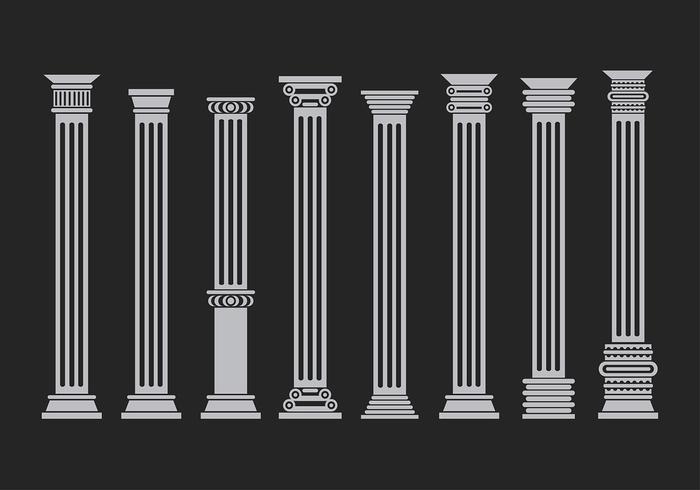 Various Corinthian Set Free Vector