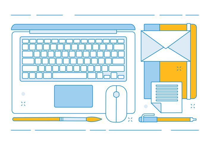 Free Linear Vector Digital Media Illustration Free Linear Vector Digital Media Illustration