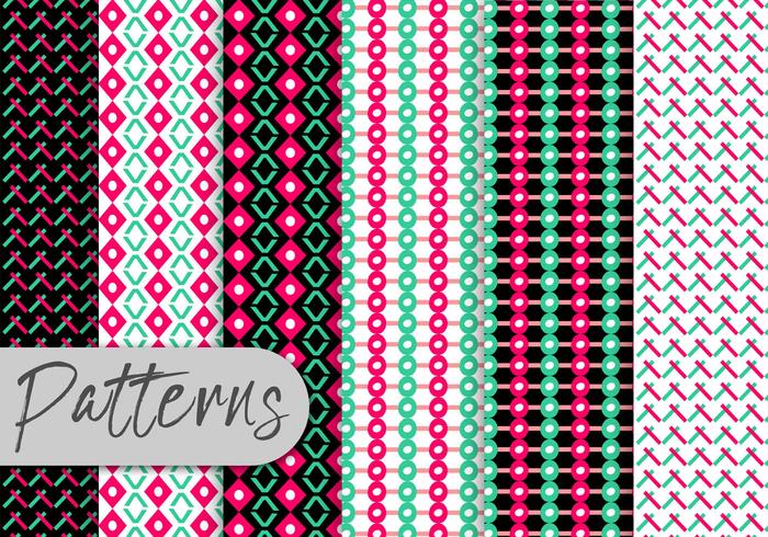 Colorful Geometric Pattern Set Colorful Geometric Pattern Set