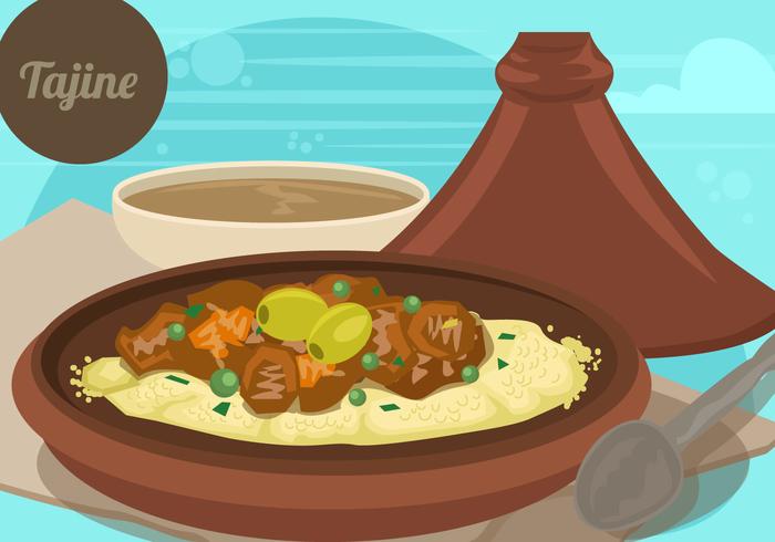 Tajine Marocco Food vector