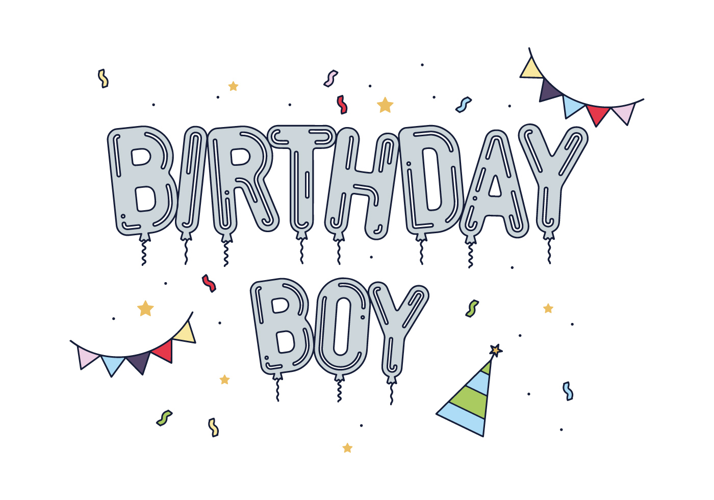 Download Free Birthday Boy Vector 150378 - Download Free Vectors, Clipart Graphics & Vector Art